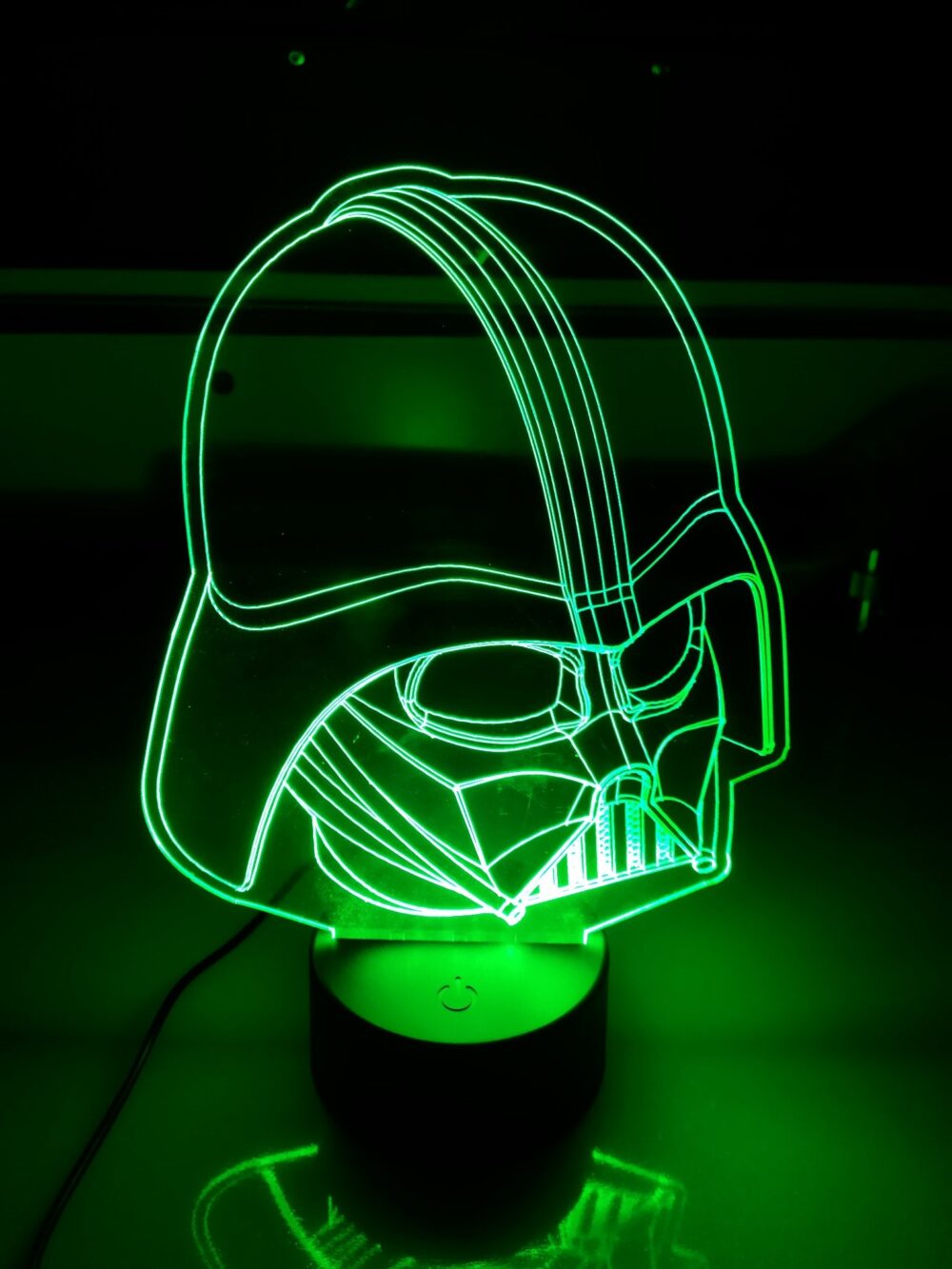 Lámpara 3d Star Wars – Darth Vader – Qrolaser