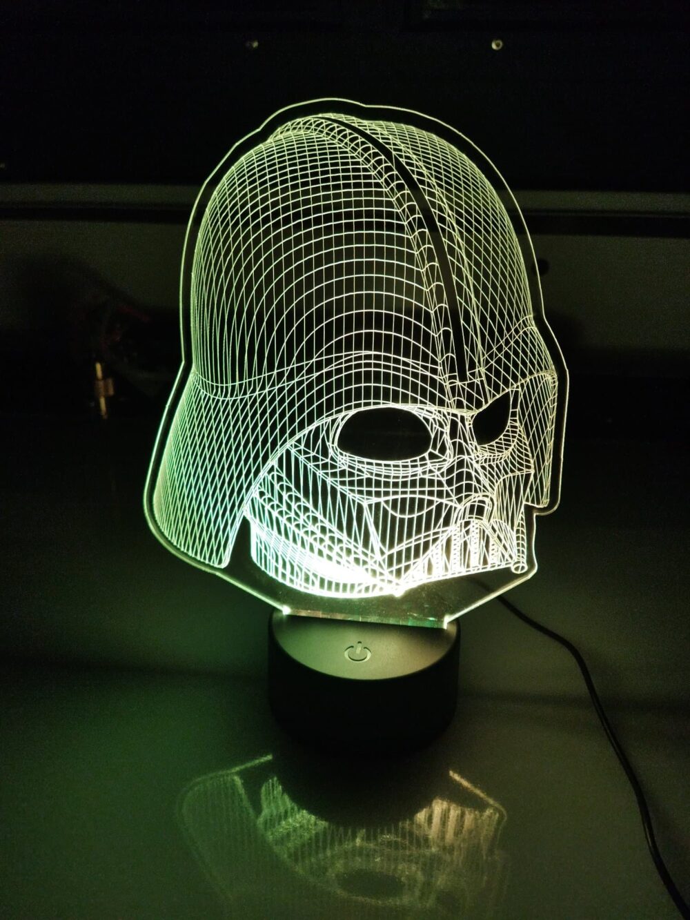 Lámpara 3d Star Wars – Darth Vader – Qrolaser