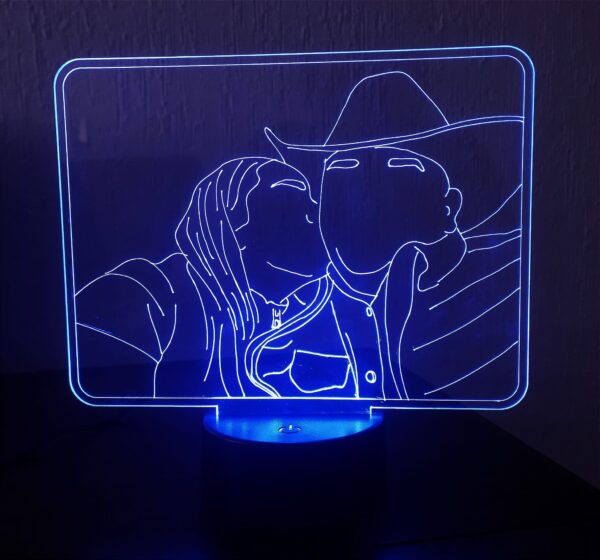 Lámpara 3D personalizada con tu fotografía